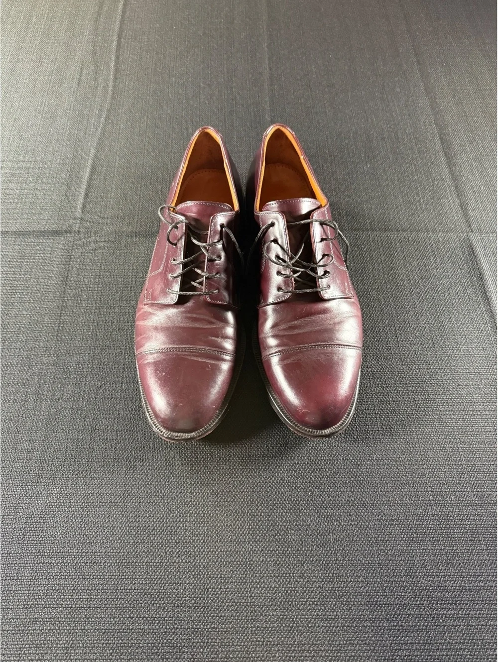 Cole Haan Men's Burgundy Leather Dress Shoes Size 10